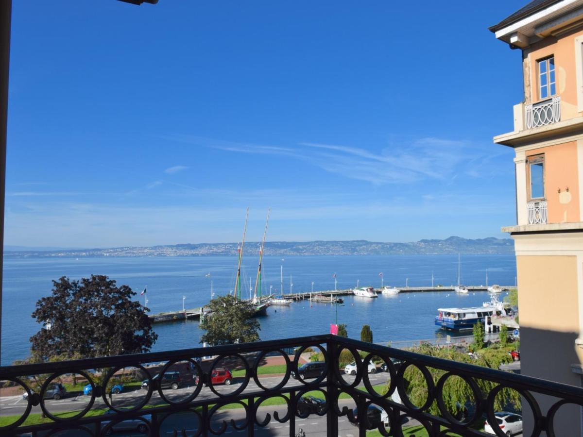 Appartement Charmant Avec Balcon, Wifi Et Animaux Admis A Evian-Les-Bains - Fr-1-498-14 외부 사진
